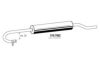 IVECO 4650528 Middle-/End Silencer